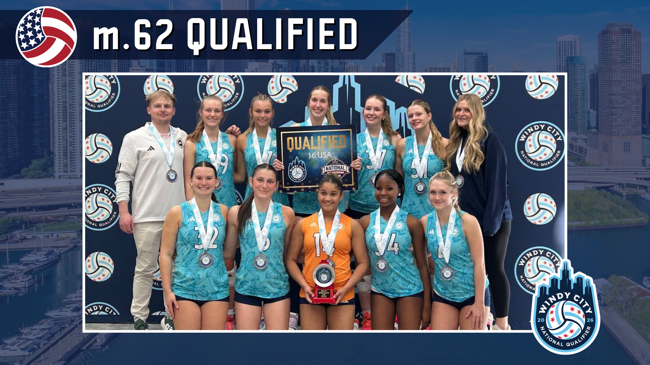 m.62 QUALIFIES AT THE WINDY CITY QUALIFIER