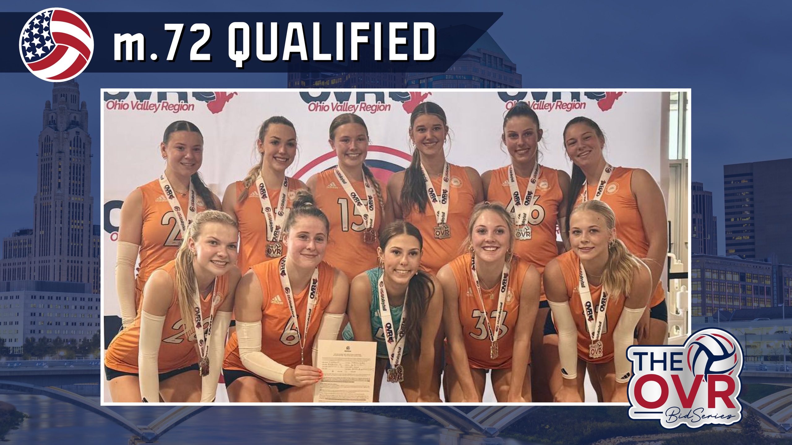 m.72 QUALIFIES OPEN AT THE BID TOURNAMENT
