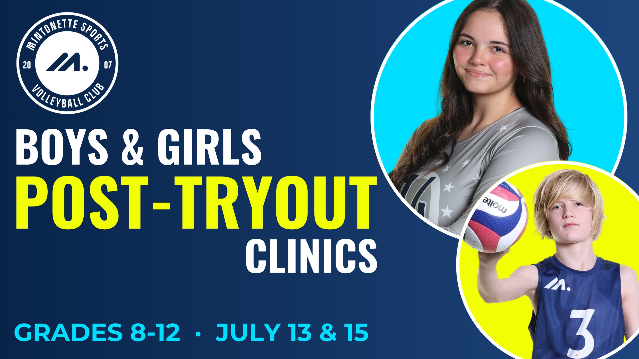POST-TRYOUT CLINICS: JULY 13 &amp; 15