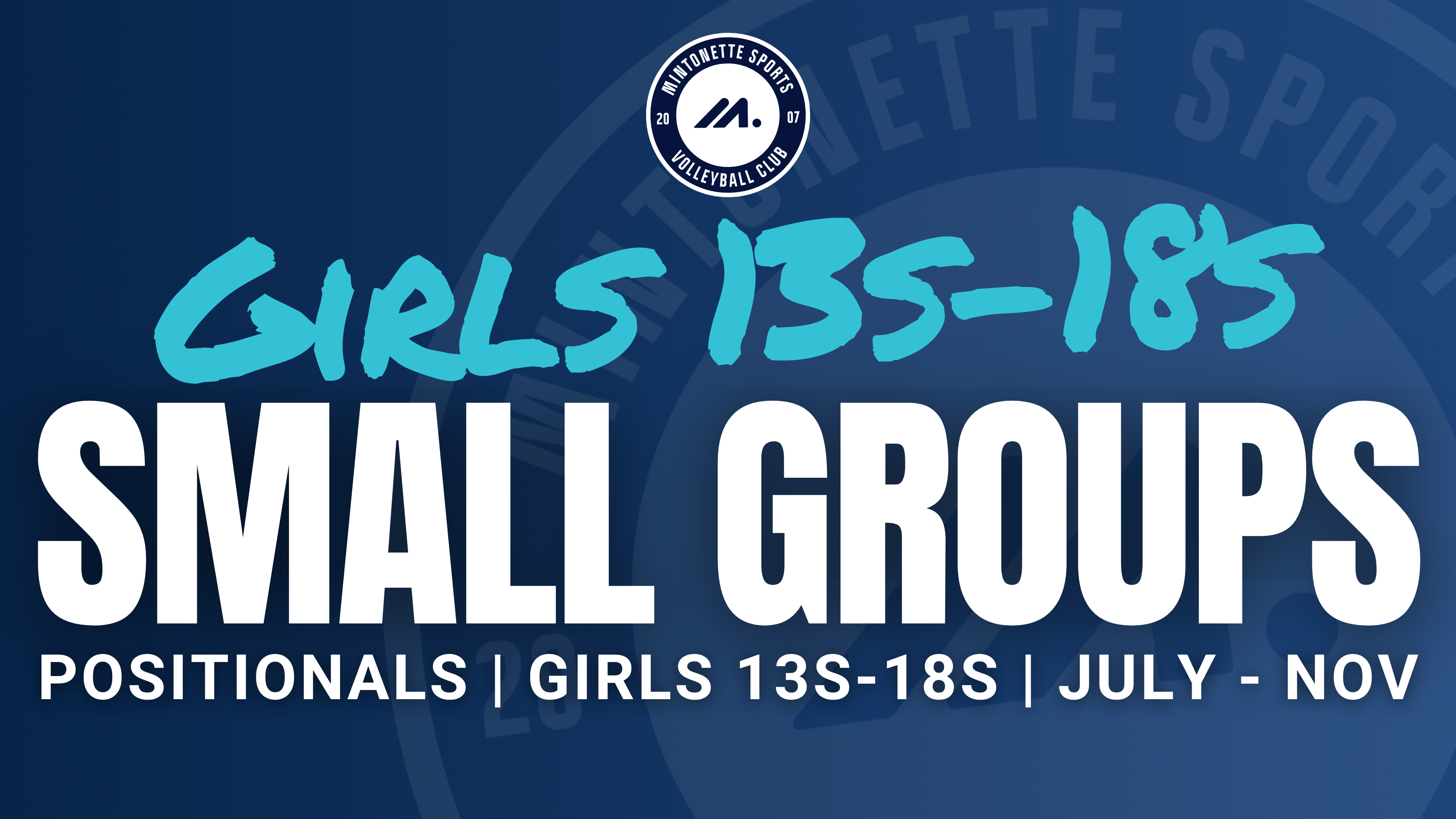 BOYS &amp; GIRLS SMALL GROUP TRAINING